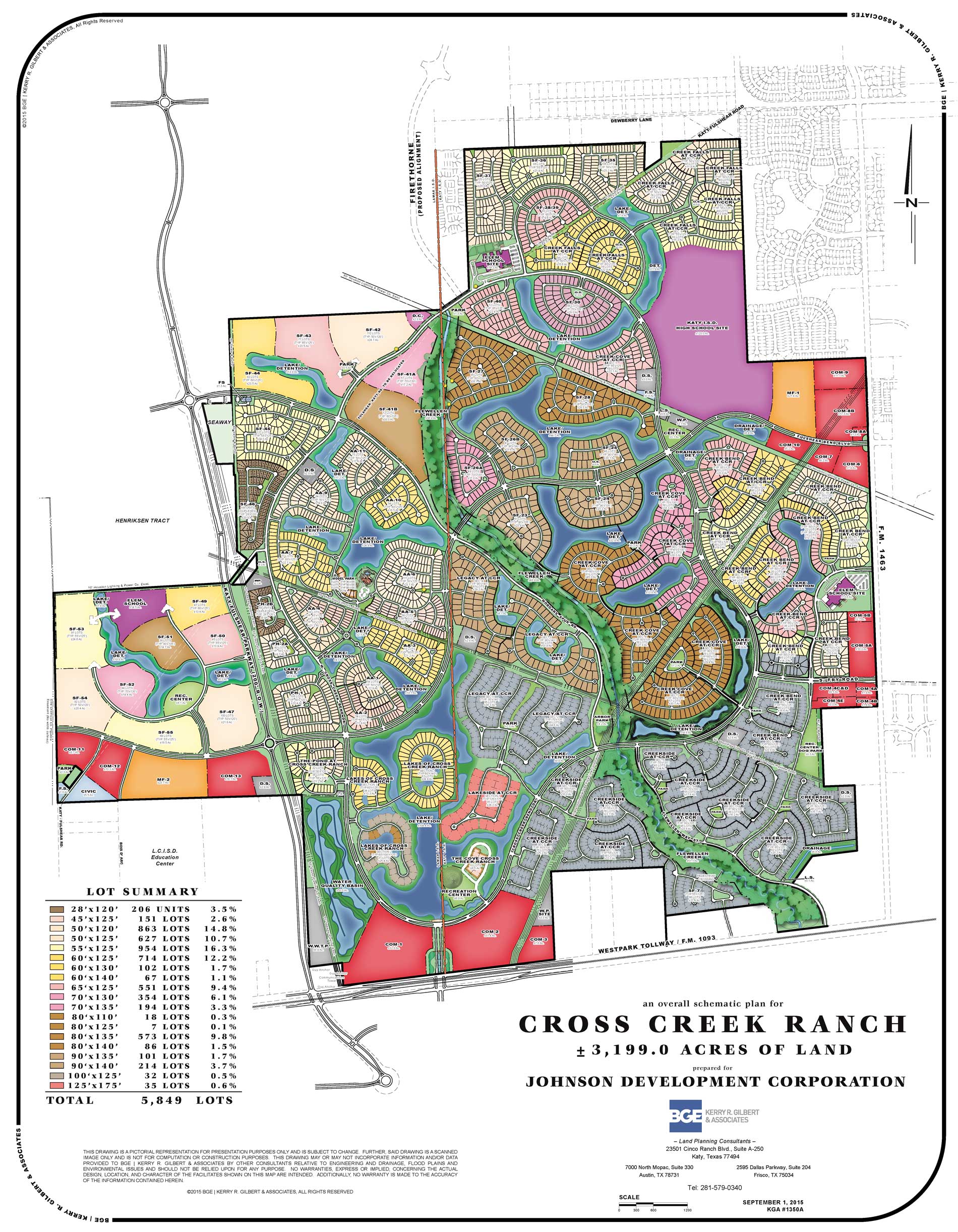 Cross Creek Ranch Map