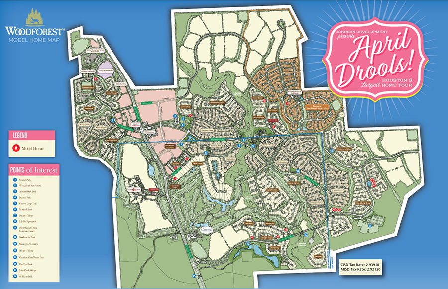 Model Homes Tour Maps Johnson Development Home Tour